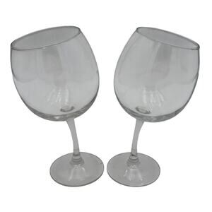 Tipsy Wine Glasses Set of 2 Red Wine